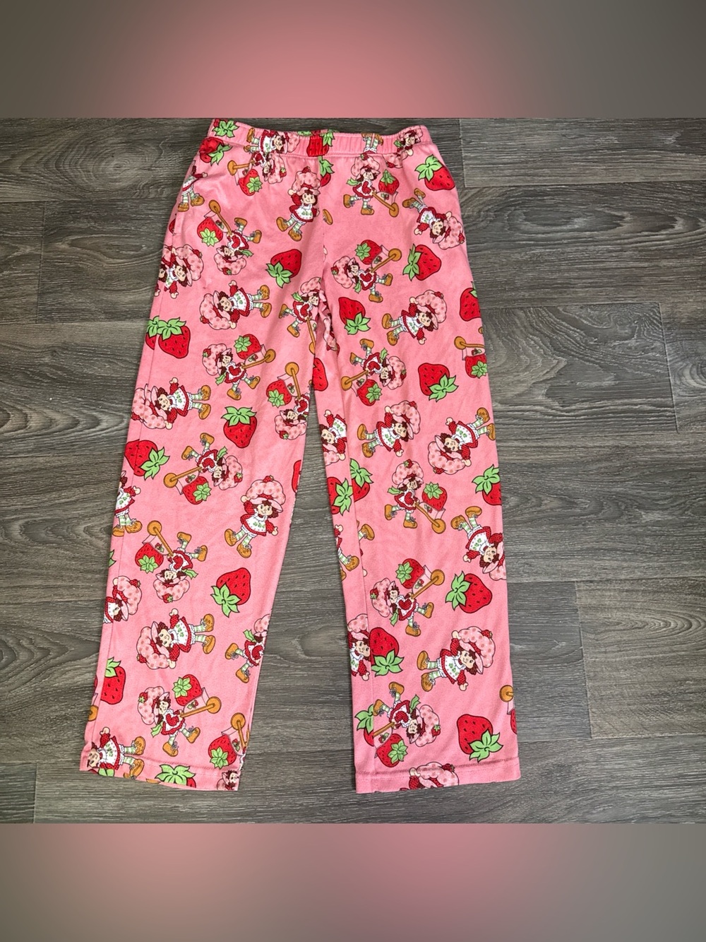 Strawberry Shortcake pink pajama pants